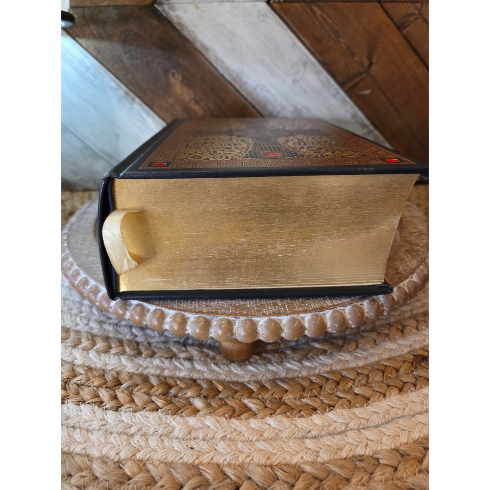 Holy Bible King James Version KJV Bonded Leather Gold Foil Celtic Knotwork Trim - Picture 8 of 13